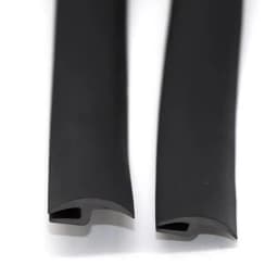 Car Seal Strip For Windshield Reduce Noise Front Windshield Weather Stripping Rubber Flexible H Type Smooth Surfaces Car