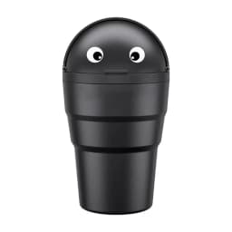 Universal Car Trash Can Auto Organizer Storage Box with Swing Lid Cute Mini Automotive Leakproof Vehicle Trash Bin for Car