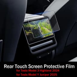Tempered Glass Film Protector for Tesla Model 3 Highland Model Y Juniper Model Y Performance Rear Center Control Screen