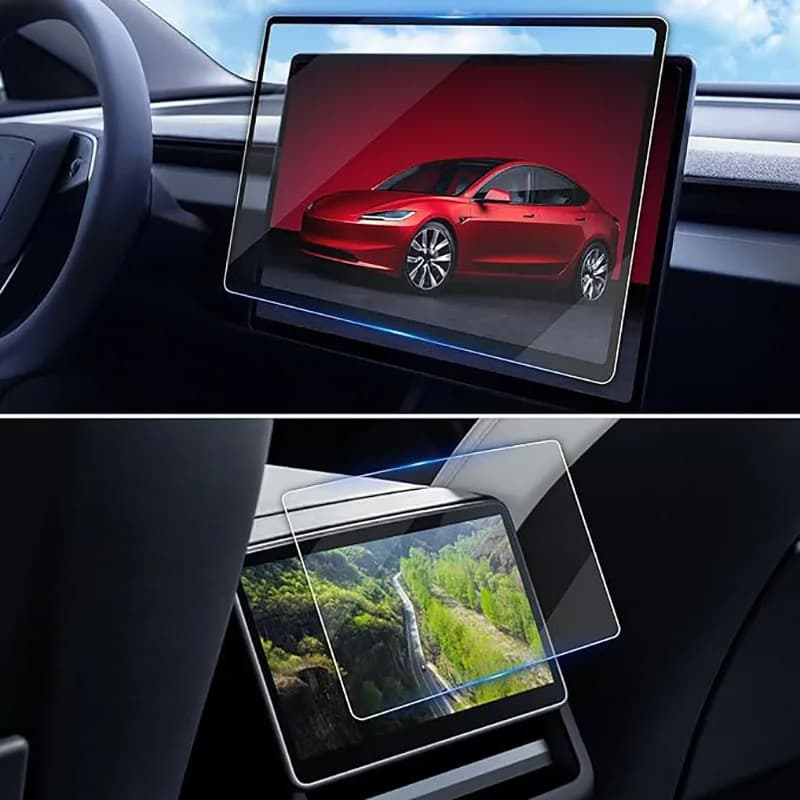 Tempered Glass Film Protector for Tesla Model 3 Highland Model Y Juniper Model Y Performance Rear Center Control Screen