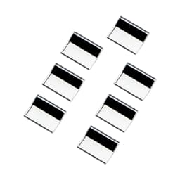 7Pcs ABS Chrome Car Window Lift Button Sticker Sequins Trim for Tesla Model 3 Model Y 2016 - 2023 Accessories