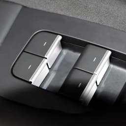 7Pcs ABS Chrome Car Window Lift Button Sticker Sequins Trim for Tesla Model 3 Model Y 2016 - 2023 Accessories