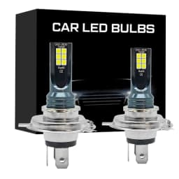 2Pcs LED H4 H7 Car Headlight Super Bright H16JP H8 H9 H11 9005 HB3 9006 HB4 Car Fog Light Driving Running Light 12000LM 12V 24V