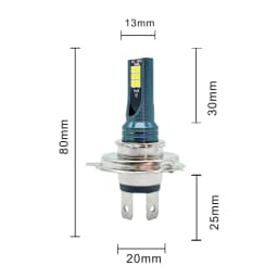 2Pcs LED H4 H7 Car Headlight Super Bright H16JP H8 H9 H11 9005 HB3 9006 HB4 Car Fog Light Driving Running Light 12000LM 12V 24V