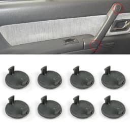 8Pcs for Mitsubishi PAJERO SHOGUN MK2 V31 V33 V43 1990-2000 Auto Inner Door Grab Handle Screw Caps Cover Plugs MB777725 MB777731