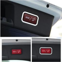 Car styling for Mercedes Benz E Class GLA GLC GLK CLS ML GL GLE GLS Aluminium alloy Electric tail door switch decorative sequins