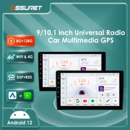 9"10.1"7862 2din Carplay Android 13 Car radio Multimedia Player GPS Navi Stereo Autoradio 4G WIFI Screen Universal Head Unit swc