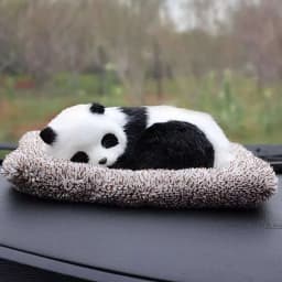 Car Dashboard Ornaments Decor Interior Cute Simulation Plush Cats Dogs Toy Automobiles Decoration Auto Accessories