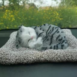 Car Dashboard Ornaments Decor Interior Cute Simulation Plush Cats Dogs Toy Automobiles Decoration Auto Accessories
