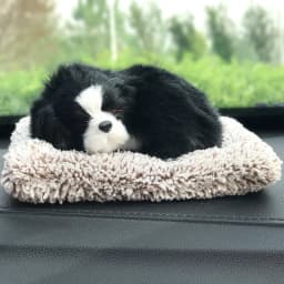 Car Dashboard Ornaments Decor Interior Cute Simulation Plush Cats Dogs Toy Automobiles Decoration Auto Accessories