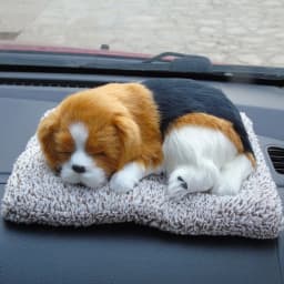 Car Dashboard Ornaments Decor Interior Cute Simulation Plush Cats Dogs Toy Automobiles Decoration Auto Accessories