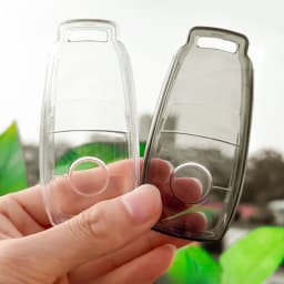 Transparent TPU Car Key Case Cover for Mercedes Benz E C S GLC Class E200 E400 E63 W213 S550 S560 C260 A200 Key Shell Protector