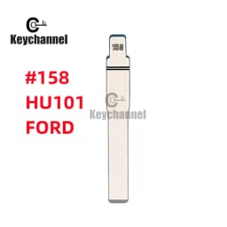 Keychannel 10PCS/LOT Original Car Key Blade HU101 OEM Flip Key Shell Blank NO.158 for Ford Mondeo Ranger Fiesta S-MAX