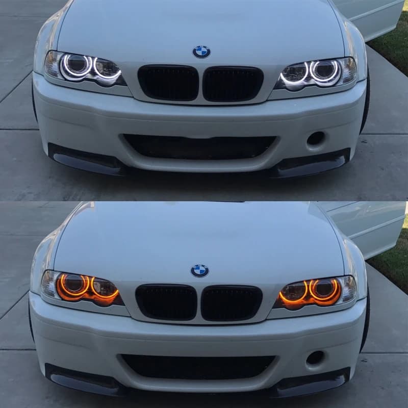 for BMW 3 series E46 316i 318i 320d 323i 328i 330i 325xi 330d 1998-2005 Excellent LED Cotton Angel Eyes rings daytime light