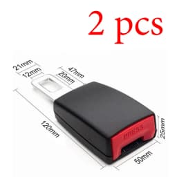 Car Safety Belt 23CM Seat Belt Extension Plug Buckle Seatbelt Clip Adjustable Extender Child Universal Lengthening
