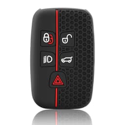 5 Buttons Silicone Car Key Case Cover For Land Rover Range Rover Sport Velar Evoque Freelander2 Discovery Jaguar XF XJ XJL XE