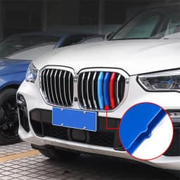 3Pcs Car Grille Trim Strip For BMW X1 X2 X3 X4 X5 X6 X7 E84 F48 F49 F39 E83 F25 G01 F26 G02 E70 F15 E53 G05 E71 E72 F16 G06 G07