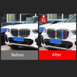3Pcs Car Grille Trim Strip For BMW X1 X2 X3 X4 X5 X6 X7 E84 F48 F49 F39 E83 F25 G01 F26 G02 E70 F15 E53 G05 E71 E72 F16 G06 G07