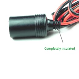 Car Battery Terminal Clip-on Cigarette Lighter Power Socket Adaptor 12v Camping xmas
