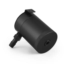 Universal Oil Catch Can Compact Baffled 2-Port Aluminum Reservoir Oil Catch Tank Fuel Tank Parts Two hole breathable Kettle