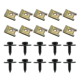 20pcs For BMW Hex Head Tapping Socket Bolt Screw Clips Undertray Splash Guard For E21 E30 E36 E46 E90 E91 E92 E93 E34 E39 E60