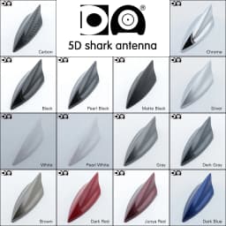 Universal 5D Shark Fin Antenna Auto Car Radio Aerials FM AM Stronger Signal Piano Paint For Alfa Romeo 156 147 159