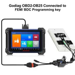 GODIAG for BMW FEM BDC Test Platform Work with GT100/ Xhorse VVDI2 VVDI Key Programmer /Autel IM608 /CGDI Prog
