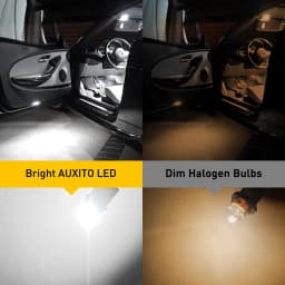 AUXITO 10Pcs W5W T10 W5W 194 501 Led Canbus No Error Car Interior Light T10 License Plate Lights for Bmw E46 F10 Golf 4 5 Audi