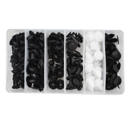 100Pcs Car Plastic Clips Fastener Screws Body Push Retainer Pin Rivet Bumper Panel Interior Decoration Mixed Auto Accessories