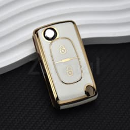 For Citroen C2 C3 C4 C5 C6 Xsara Berlingo TPU Flip Remote Car Key Case Cover For Peugeot 207 307 308 407 607 807 Protector Fob