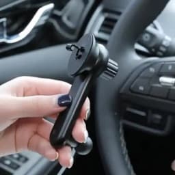 SEAMETAL Gravity Car Phone Holder Air Vent Telescopic Car Phone Mount 360-Degree Air Outlet Smartphone Support for 4.7-7 inch