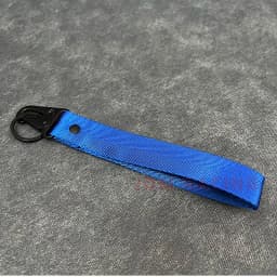 Fashion Solid Color Ribbon Keychain Lanyard Business Gift Key Chain Men Women Car Key Strap Waist Wallet KeyChains Keyrings