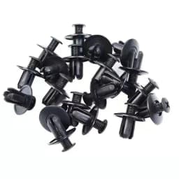 1/5/10/30/50/100pcs 8mm Plastic Rivets Fasteners Screw Car Bumper Fender Black Rivet Car Fastener Clips for Toyota Focus Kia Nis