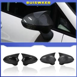 Mirror Cover Piano Black Exterior Accessories For Seat Ibiza 2008 2009 2010 2011 2012 2013 2014 2015 2016 2017