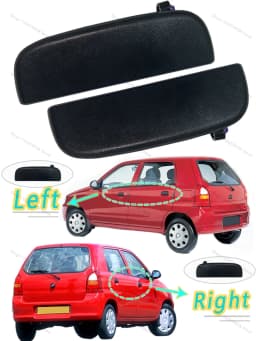 For Suzuki Alto 2009 2010 2011 2012 2013 2014 Black Outer Door Handle Parts Car Front Outside Open Handle Left Right