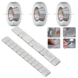 60g 5g/10g Iron Wheel Balance Weight Tire Adhesive Tyre Balancer Wheel Block For Car Motorcycle/bike RC Boat Aircraft