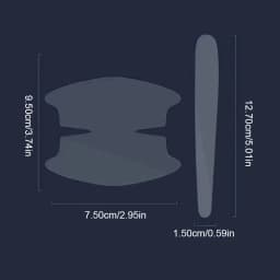 BLALION 4PCS Universal Car Door Handle Bowl Scratch Protective Stickers Transparent Car Handle Anti-collision Protection Strip