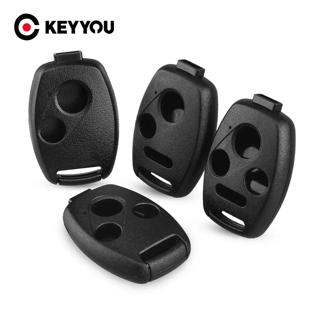 KEYYOU 10PCS Remote Key Case Shell For HONDA Accord CRV Pilot Civic 2003 2007 2008 2009 2010 2011 2012 No Blade