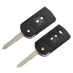 YIQIXIN 2/3/4 Button Remote Car Key Shell For Mazda 2 3 5 6 CX5 CX7 CX9 RX8 M6 MX5 2005/6/7/8/9/10/11 Key Head Flip Uncut Blade
