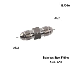 AN3 Motorcycle Motor Bike Hydraulic Brake Oil Hose Line Banjo Fitting m10x1 stainless Steel 10mm New