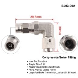 AN3 Motorcycle Motor Bike Hydraulic Brake Oil Hose Line Banjo Fitting m10x1 stainless Steel 10mm New