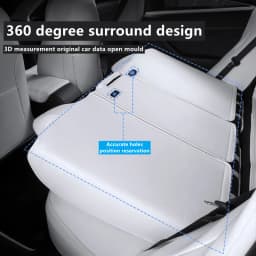 For Tesla Model 3 Y 2017 - 2025 Car Seats Cover Nappa Leather Full Surround Style Factory Wholesale Price Interior Accessories