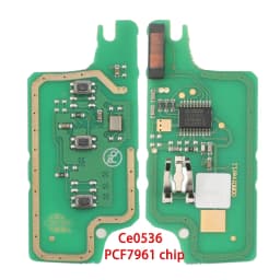 jingyuqin 2/3 Buttons For Peugeot 407 407 307 308 607 Citroen C2 C3 C4 C5 ASK/FSK Remote Key Circuit Board CE0523/36 pcf7941/61