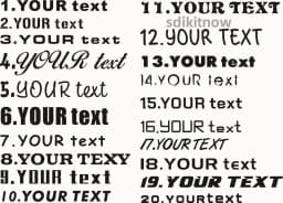 Custom Text Instagram My Name Sticker Facebook Logo X YouTube Snapchat Twitch For Car Bike Motorbike Helmet Door Football Decal