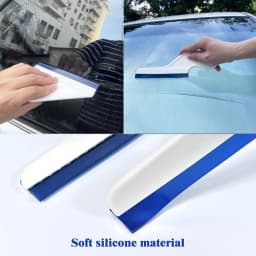 Car Silicone Squeegee Window Tint Squeegee Windshield Cleaning Water Removing Scraper Water Blade Glass Film Install Tool