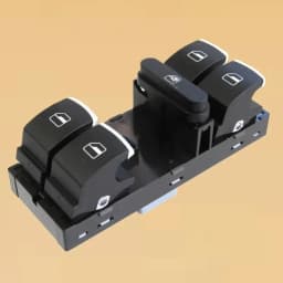 Electric Power Window Switch Red For VW Jetta Tiguan Golf GTI MK5 MK6 Passat B6 CC Seat Leon MK2 1K4959857 5ND959857 5K4959857