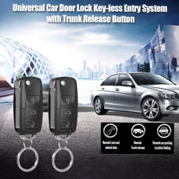 Universal Car Door Lock Trunk Release Keyless Entry System Central Locking Kit With Remote Control Car Accessories