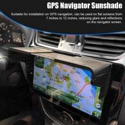 Car GPS Navigation Sun Shade 7-12 Inch Interior Accessories GPS Anti-Glare Shield Auto Accessories Display Screen Visor