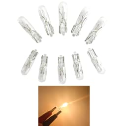 10pcs T5 12v 1.2w W2W Car Halogen Lamp Instrument Lights Dashboard Bulb Auto Interior Light Car Styling