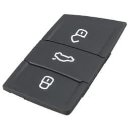 3 Buttons Replacement Rubber Flip Car Key Pad Fob Fit for Volkswagen Golf 7 4 5 MK4 6 / Skoda Octavia Seat Leon Ibiza